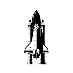 Rocket Ship Vector Illustration