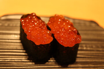 いくら　寿司　日本食