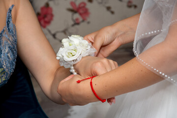 Bridal bracelet bridesmaid bracelet, floral flower bracelet,2023