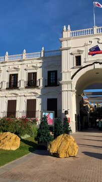 Capture the festive charm of the Christmas at the Plaza Mayor shopping center in Malaga, Spain