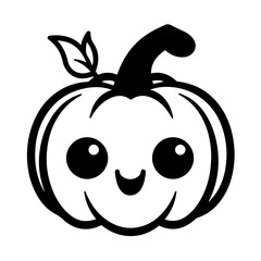 Playful Halloween Pumpkin Vector Illustration