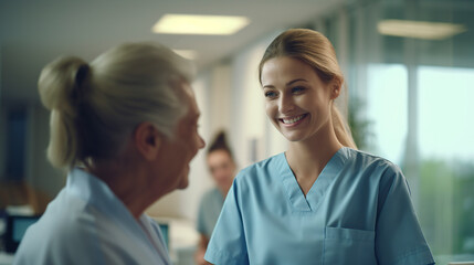 Obraz premium doctor and patient