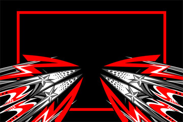 vector abstract racing background design with a unique line pattern and a combination of bright colors