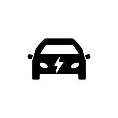 Electric car connector concept line icon. Simple element illustration. Electric car concept outline symbol design.