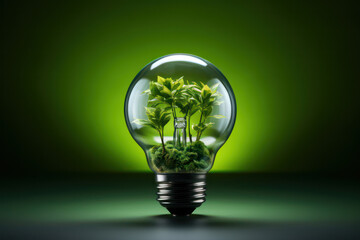 Eco green energy design background