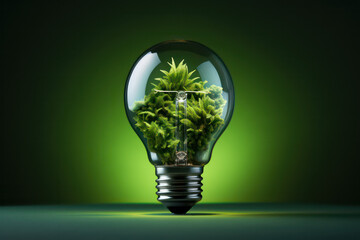 Eco green energy design background