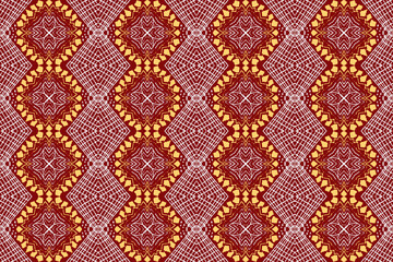 Seamless abstract painting Ikat pattern digital Traditional Geom