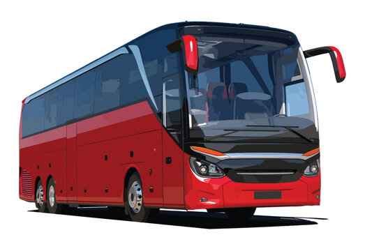 modern bus logo icon art design vector template