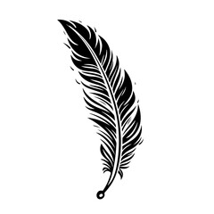 Elegant Feather Quill Vector Illustration