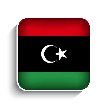 recommend clip art: Vector Square Libya Flag Icon