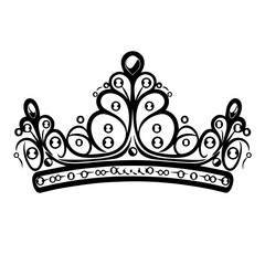 Tiara Crown Vector Illustration