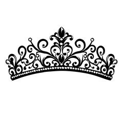 Tiara Crown Vector Illustration