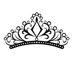 Tiara Crown Vector Illustration