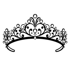 Tiara Crown Vector Illustration