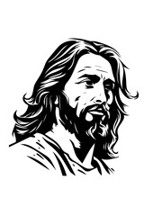 Sacred Jesus Christ Vector Illustration