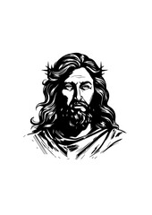 Sacred Jesus Christ Vector Illustration