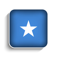 Vector Square Somalia Flag Icon