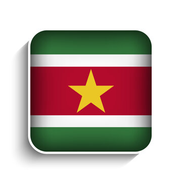 recommend clip art: Vector Square Suriname Flag Icon