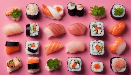 set of sushi