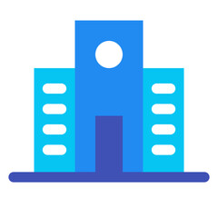 教育、学校を表すカラースタイルのアイコン