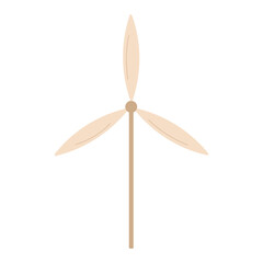 wind generator saving green eco icon element