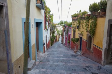 Fototapeta na wymiar The scenic town of San Miguel de Allende in Guanajuato, Mexico
