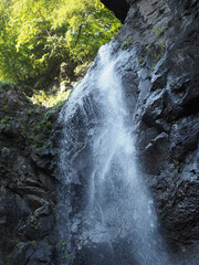 Asao Falls and its surroundings