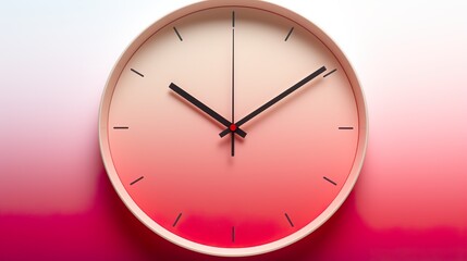 Pastel wall clock