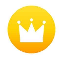 黄色いグラデーションの王冠マーク