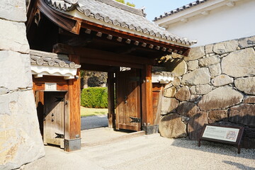 Maizuru Castle Park and Kofu Castle Ruins in Yamanashi, Japan - 日本 山梨県 舞鶴城公園 甲府城跡 - obrazy, fototapety, plakaty