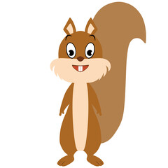 Cute Squirrel Illustration