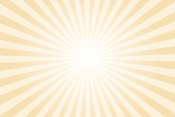 Sunburst Background. Wheat color rays texture background. Light bisque starburst background.
