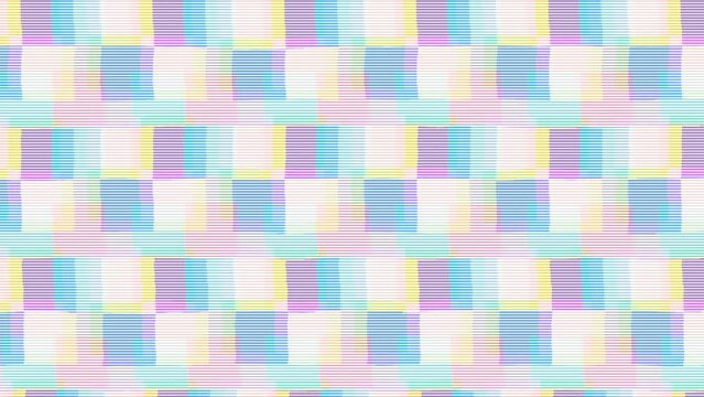 Glitch and noise television defects with artifacts on black texture, abstract tv, vhs and movie style background