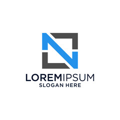 m logo design template