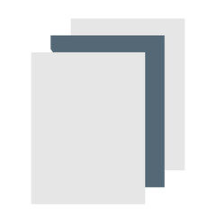 ファイル、書類を表すカラースタイルのアイコン