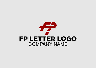 Obraz premium LOGO FP LETTER COMPANY NAME