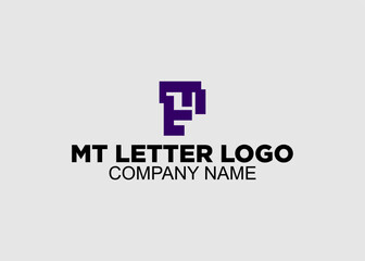 LOGO MT LETTER COMPANY NAME