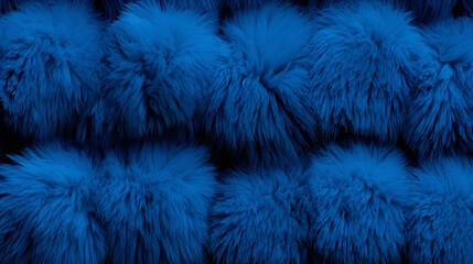 Obraz premium The_blanket_of_furry_blue_fleece_fabric