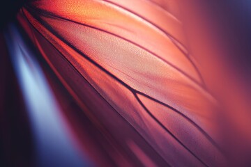 A detailed close-up image of a butterfly wing, revealing the intricate patterns and vivid colors that make these wings a marvel of nature.
