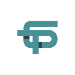 GT or TG Letter Monogram Logo. GT TG initials logo for financial business