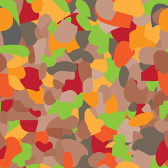 Seamless military camouflage pattern for casual youth fashion