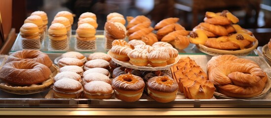 At the French bakery, a tantalizing display of delectable pastries awaited customers craving breakfast treats and desserts, like mini lemon madeleines and sweet citrus cookies, alongside freshly baked
