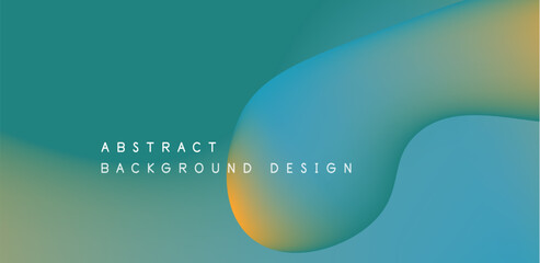 Abstract vector backdrop with fluid, geometric elements. Harmonious blend of form and color, evoking dynamic and captivating visual landscape for wallpaper, banner, background, landing page