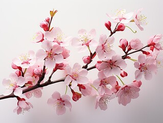 Blossoming Cherry Branches