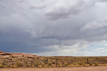 desert landscape in countryside