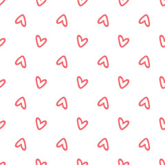 seamless pattern with hearts