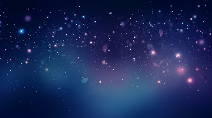 Fototapeta premium Starry sky abstract poster web page PPT background, digital technology background