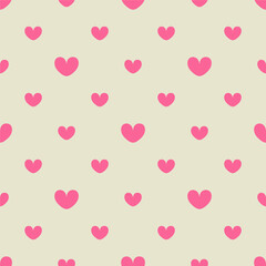 seamless background with hearts