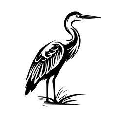 Heron Stork - obrazy, fototapety, plakaty
