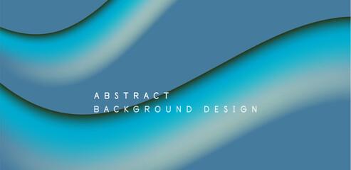 Fluid geometric vector background featuring dynamic liquid shapes, creating captivating abstract visual experience for wallpaper, banner, background, landing page, wall art, invitation, print, poster